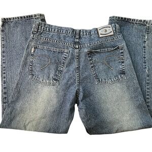 Vintage‎ Y2k Paco Baggy Wide Men's Blue Denim Jeans 34x31 Hip Hop Skater